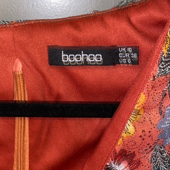 BOOHOO Ruffled Tea Dress - Picture 4 of 5